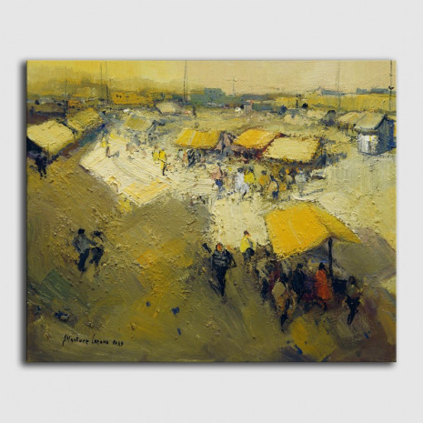 Óleo original de Martínez Lozano
