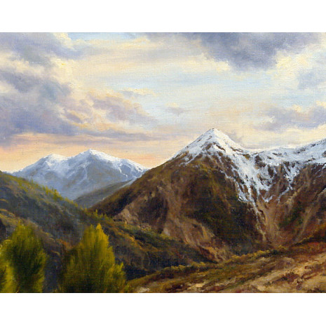 Paisaje al óleo de Joan Burrull