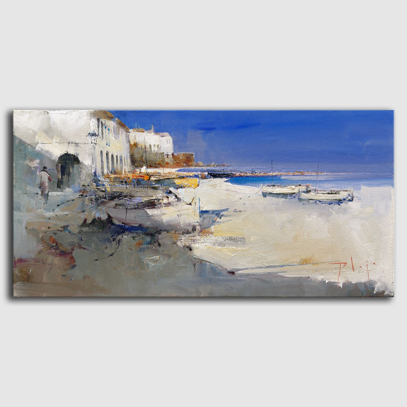 Cuadro óleo Calella de Palafrugell Cuadro óleo Calella de Palafrugell