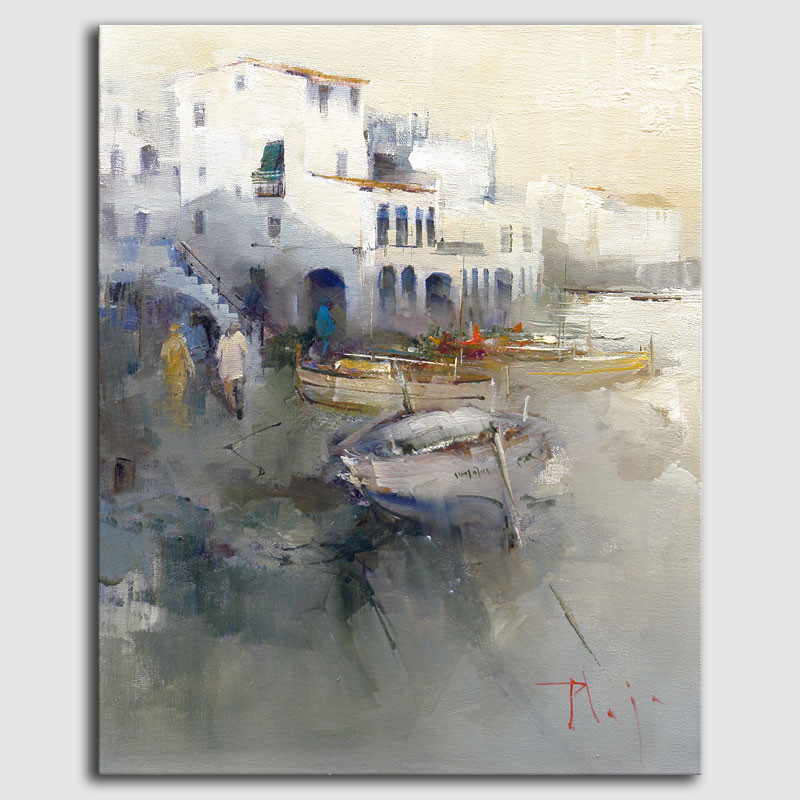Calella de Palafrugell - Óleo sobre tela Calella de Palafrugell - Óleo sobre tela