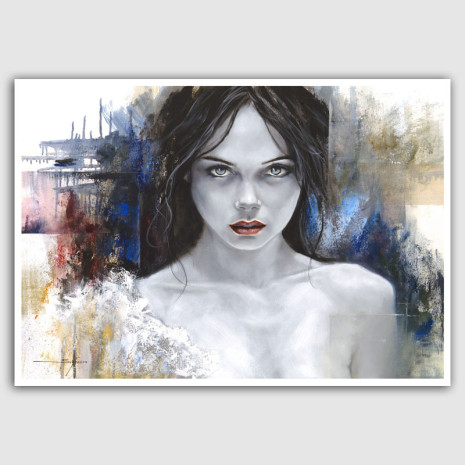 La Mirada - Oli sobre paper