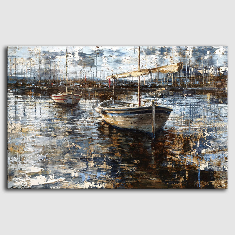 Cuadro marina al óleo - Aida Mauri