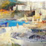 Calella de Palafrugell - óleo sobre tela