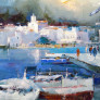 Josep Plaja - Cuadro de Cadaqués