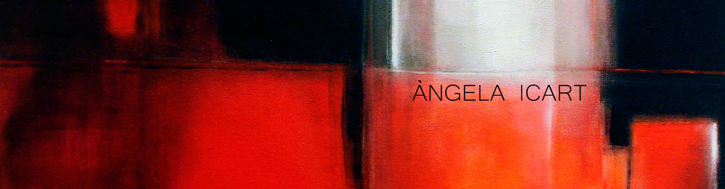 Cuadros abstractos de la artista Angela Icart en Arts Fité