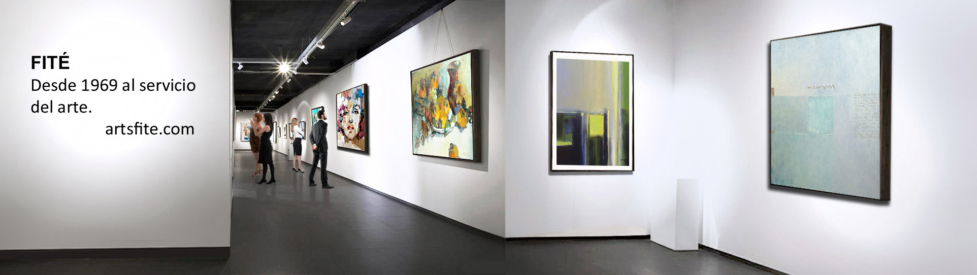 Exposición de cuadros originales en galería de arte Arts Fité